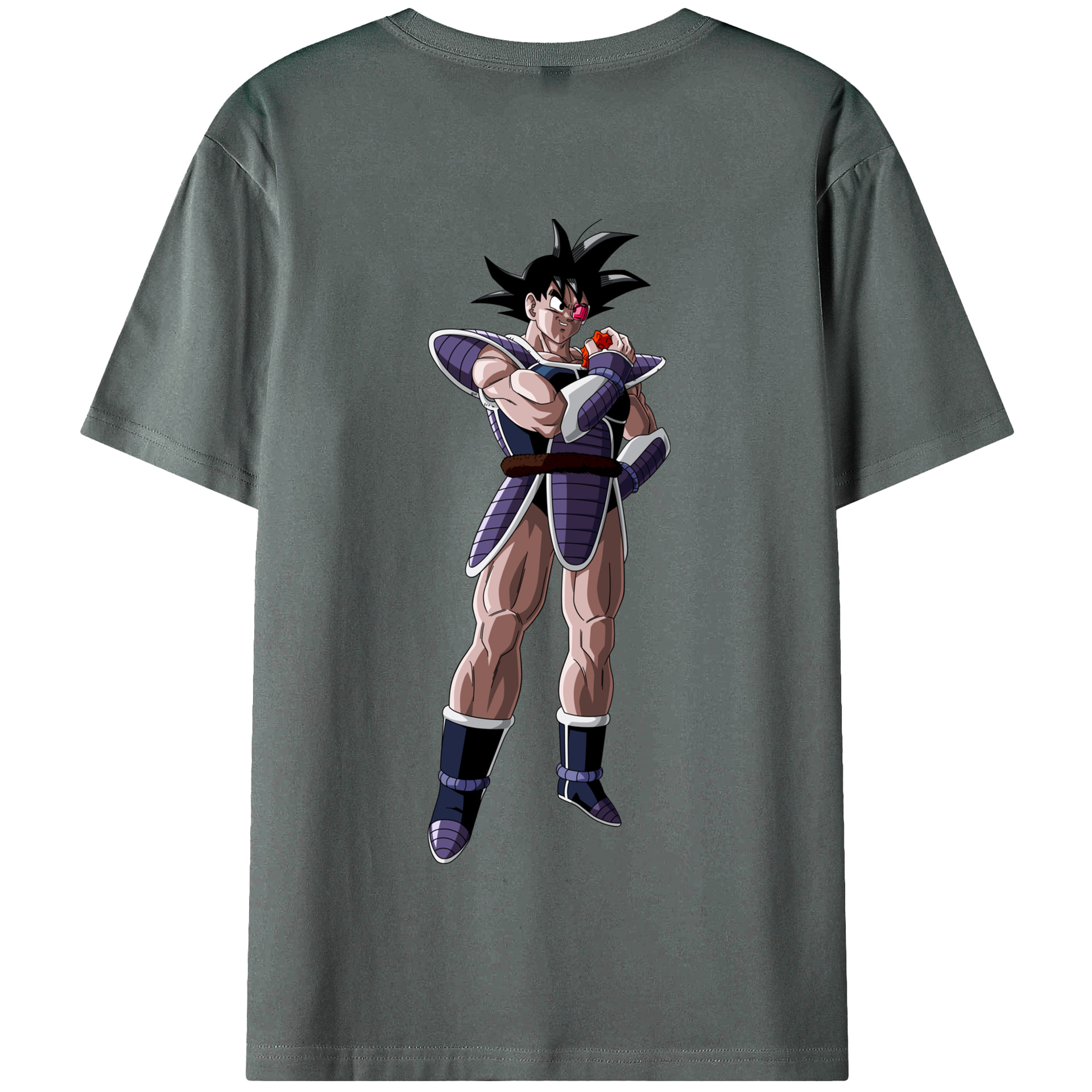 （画像用） ドラゴンボール 孫悟空（そん ごくう）Son Goku カカロット DRAGON BALL Kakarotto 綿100％半袖Tシャツ（背面プリント）